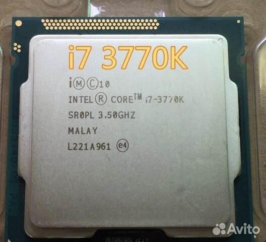 I7 intel 3770k процессор
