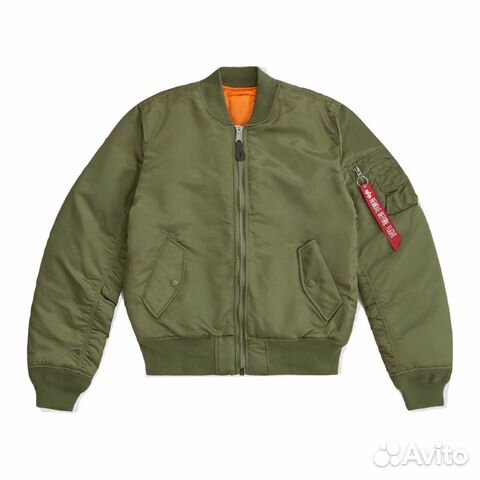 Куртка бомбер Alpha Industries MA-1 Slim Fit Sage