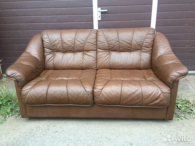 Кожаный раскладной диван Isku Fin Кожаный раскладной диван Isku Fin