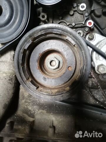Mercedes W251 W164 X164 Шкив коленвала со шпонкой