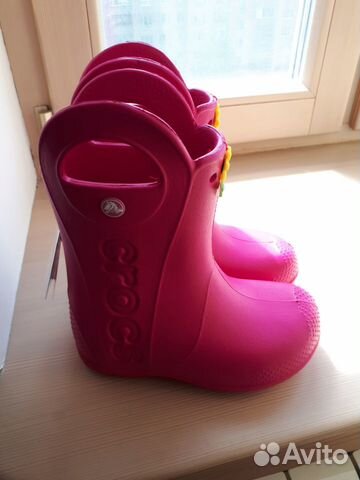 Новые резиновые сапоги Crocs р.С9- С11 для девочки Новые резиновые сапоги Crocs р.С9- С11 для девочки