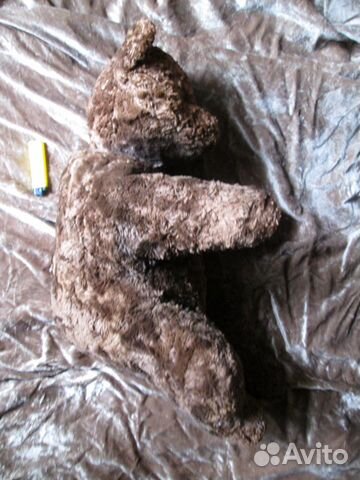 Старенький мишка Плюш Опилки СССР 50 см