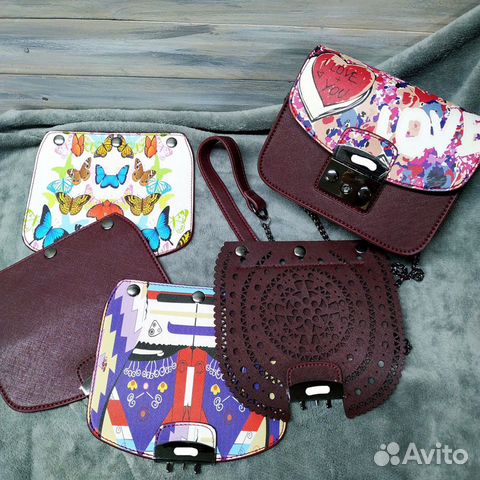 Брендовая сумка+5 крышек Брендовая сумка+5 крышек