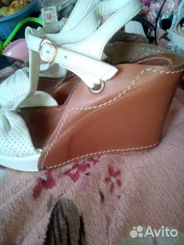 Босоножки кожаные, р.40 Босоножки кожаные, р.40