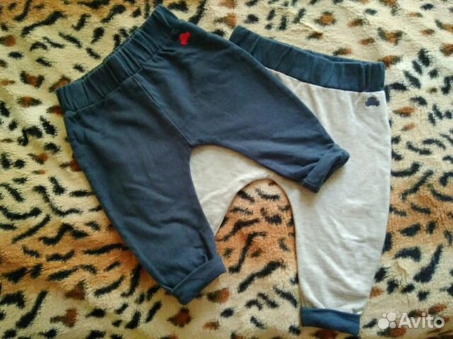 Новые Брюки (трикотажные штанишки) Mothercare, 2 ш