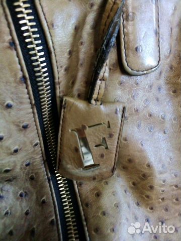 Furla сумка страус кожа