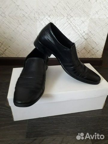Туфли кожаные подростковые