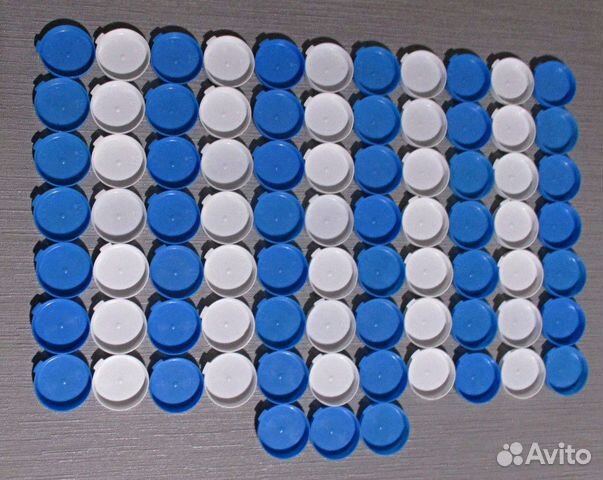Крышки пластиковые от Имунеле 80шт для DIY поделок Крышки пластиковые от Имунеле 80шт для DIY поделок
