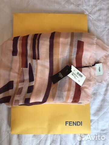 Fendi оригинал. Новый палантин Fendi оригинал. Новый палантин