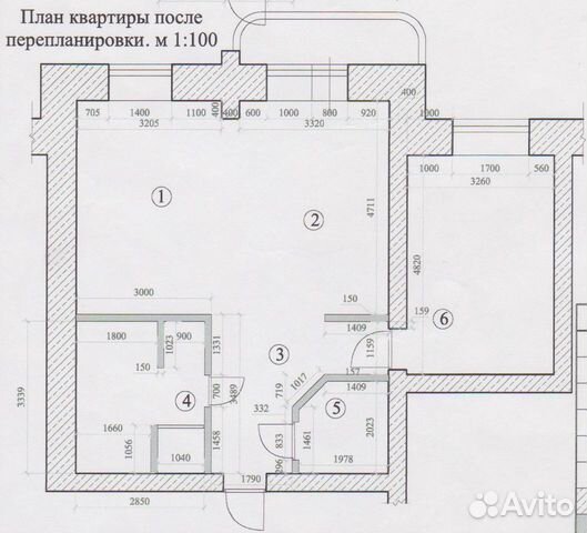 2-к квартира, 70 м², 5/8 эт.