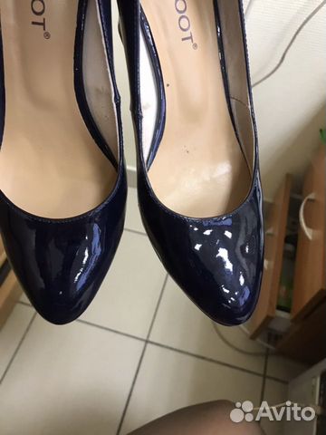 Туфельки синие