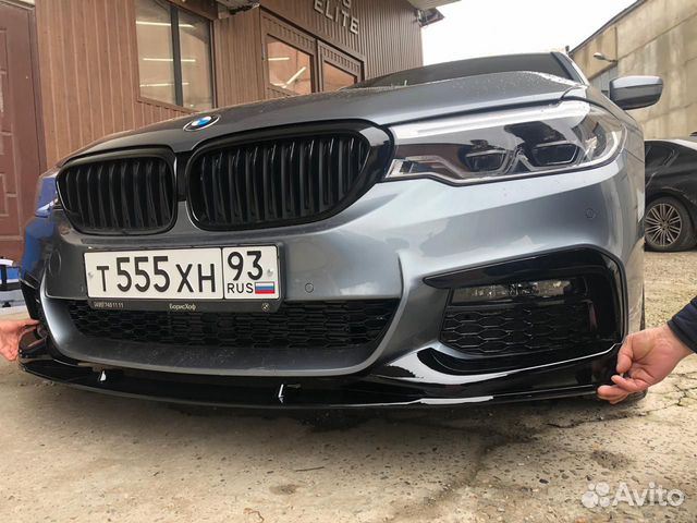 Губа Сплиттер BMW g30 чёрная Губа Сплиттер BMW g30 чёрная