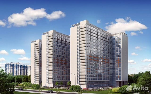 Студия, 21.9 м², 11/20 эт. Студия, 21.9 м², 11/20 эт.