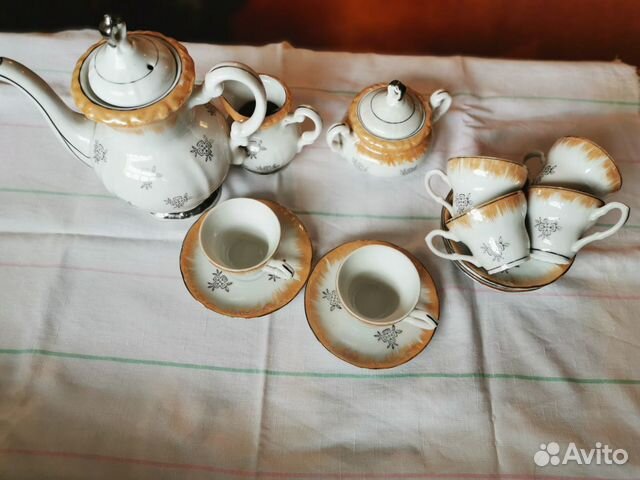 Японский винтажный кофейный сервиз 