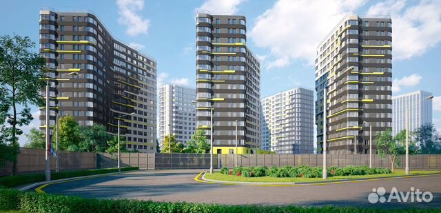 1-к квартира, 35.5 м², 4/16 эт. 1-к квартира, 35.5 м², 4/16 эт.
