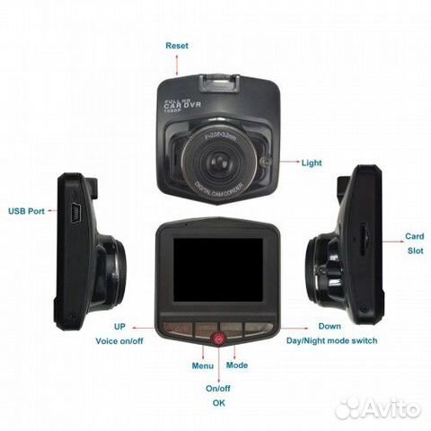 Видеорегистратор Vehicle Blackbox DVR Full HD 1080