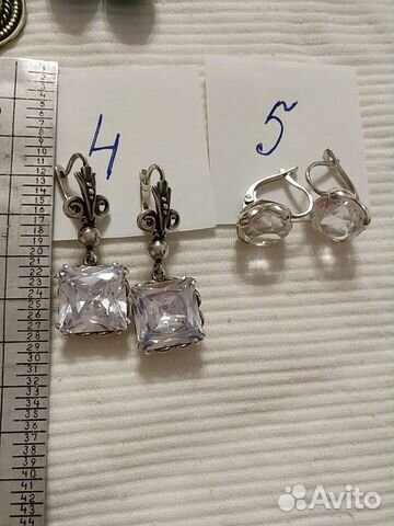 Серьги, серебро Серьги, серебро