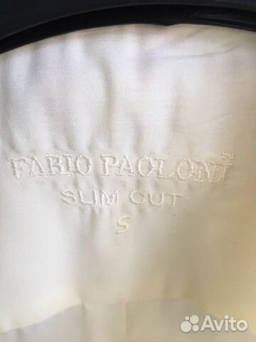 Рубашка на запонках Fabio Paoloni Италия размер S Рубашка на запонках Fabio Paoloni Италия размер S