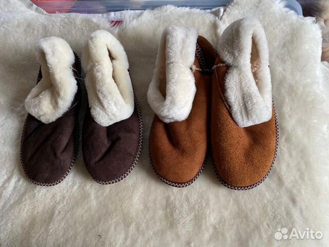 Новые мужские чуни из овчины. Меховые тапочки Новые мужские чуни из овчины. Меховые тапочки