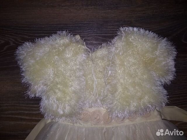 Платье праздничное с шубкой Платье праздничное с шубкой