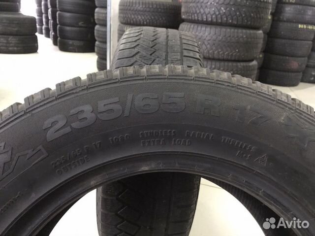 Шины 235/65/17 continental cross contact, 2шт*