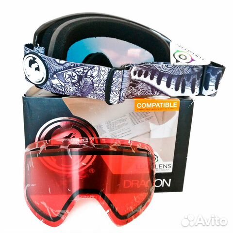 Сноуборд Маска Dragon D1 Kengo Kimura 2 линзы Сноуборд Маска Dragon D1 Kengo Kimura 2 линзы