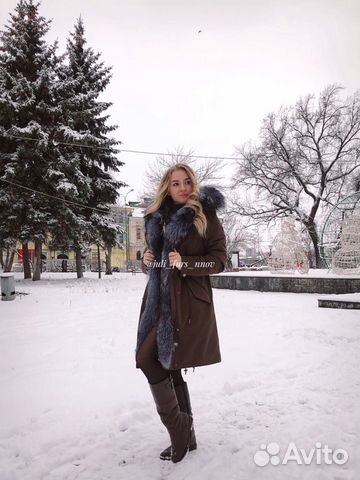 Парка женская с мехом