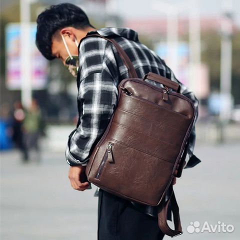 Кожаный рюкзак Кожаный рюкзак