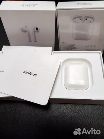 Наушники AirPods 2 Реплика на гарантии Apple Наушники AirPods 2 Реплика на гарантии Apple