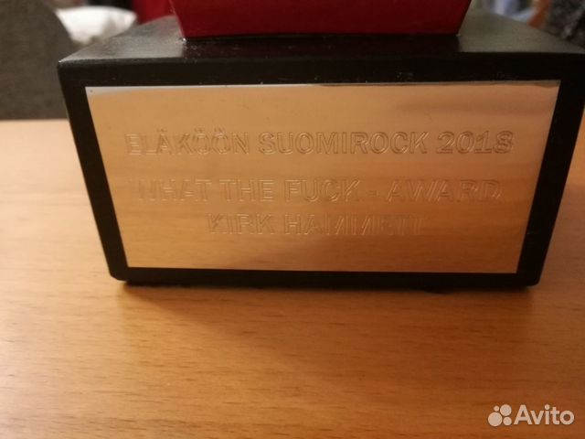 Статуэтка с концерта Металики в Лужниках