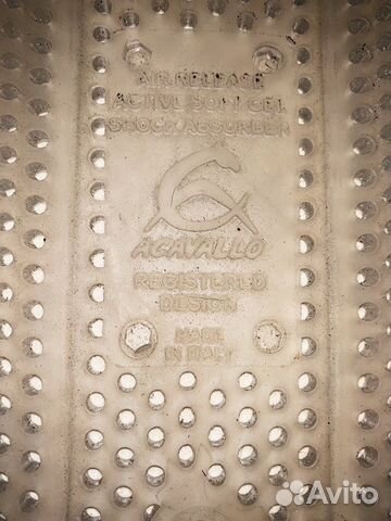 Гель под седло acavallo с овчиной дышащий (size L)