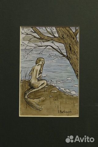 Рисунок (картина) акварелью 