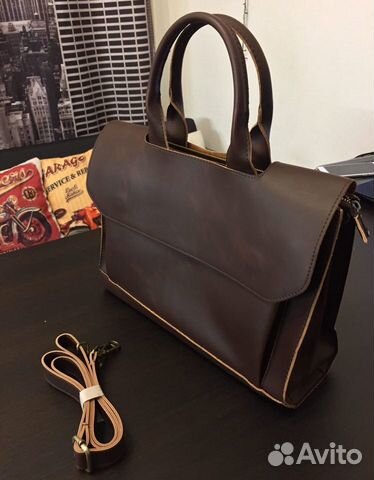 Мужская сумка saddle brown Мужская сумка saddle brown