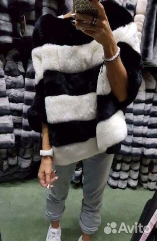 Пончо из бобрика