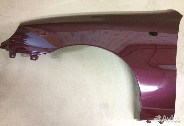 Крыло левое на Шевроле Ланос в цвет