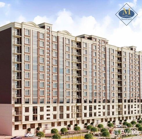 2-к квартира, 68.5 м², 11/12 эт.
