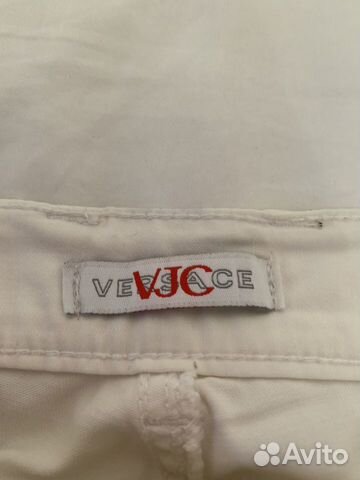 Белые брюки Versace, оригинал