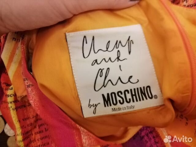 Moschino Chanel Valentino платье оригинал