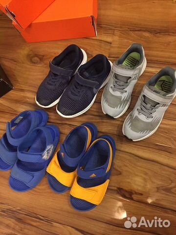 Кроссовки сандалии Adidas Nike 31 32 р как новые Кроссовки сандалии Adidas Nike 31 32 р как новые