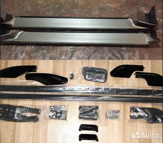 Рейлинг подножка для Тойота Ленд Крузер 100