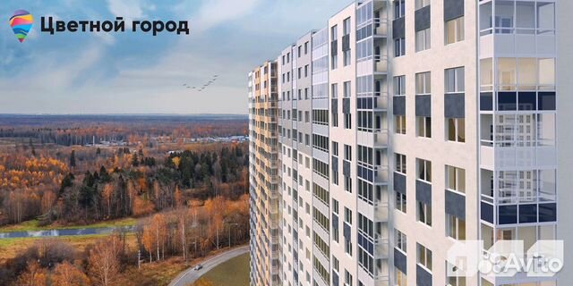 2-к квартира, 54.4 м², 7/25 эт.