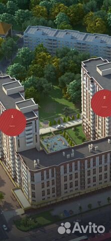 2-к квартира, 78 м², 6/16 эт.