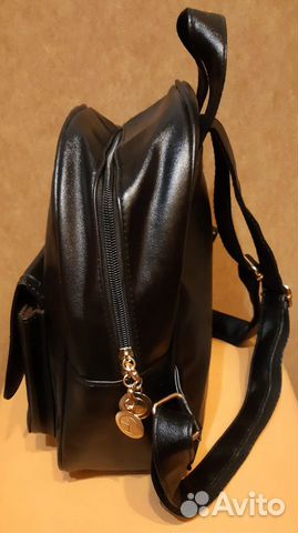 Рюкзак иск. кожа черный Новый Рюкзак иск. кожа черный Новый