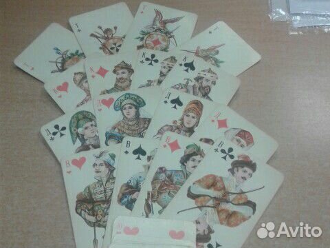 Карты игральные СССР 1985г