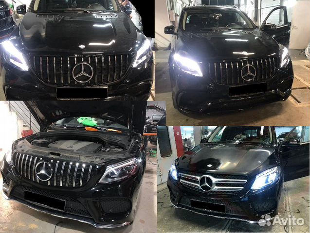 Переделка в рестайлинг Mercedes ML166 в GLE166