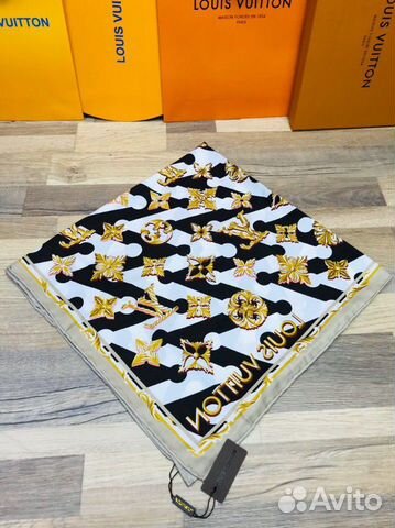 Новый женский шёлковый платок Louis Vuitton Новый женский шёлковый платок Louis Vuitton
