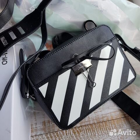 Новая женская поясная сумка черная кожа Off White Новая женская поясная сумка черная кожа Off White