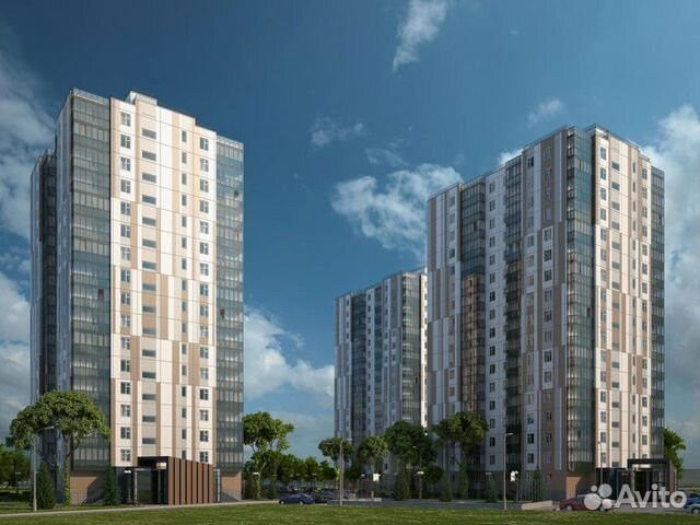 2-к квартира, 60.7 м², 10/17 эт.