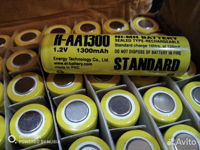 Аккумулятор AA ET h-aa1300 1,2V 1300mAh Аккумулятор AA ET h-aa1300 1,2V 1300mAh