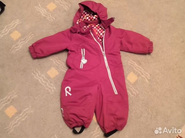 Комбинезон зимний рейма рост 80, в хорошем состоян